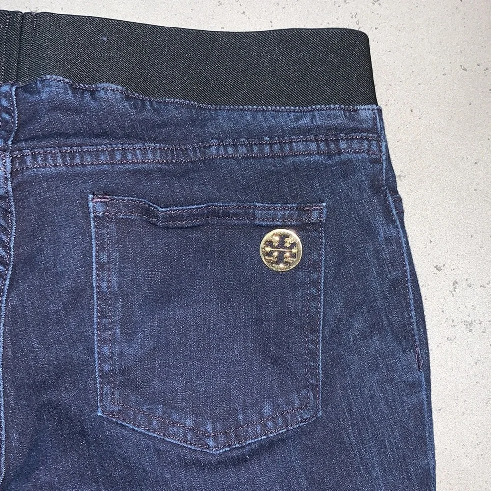 Tory Burch Navy Blue Leggings